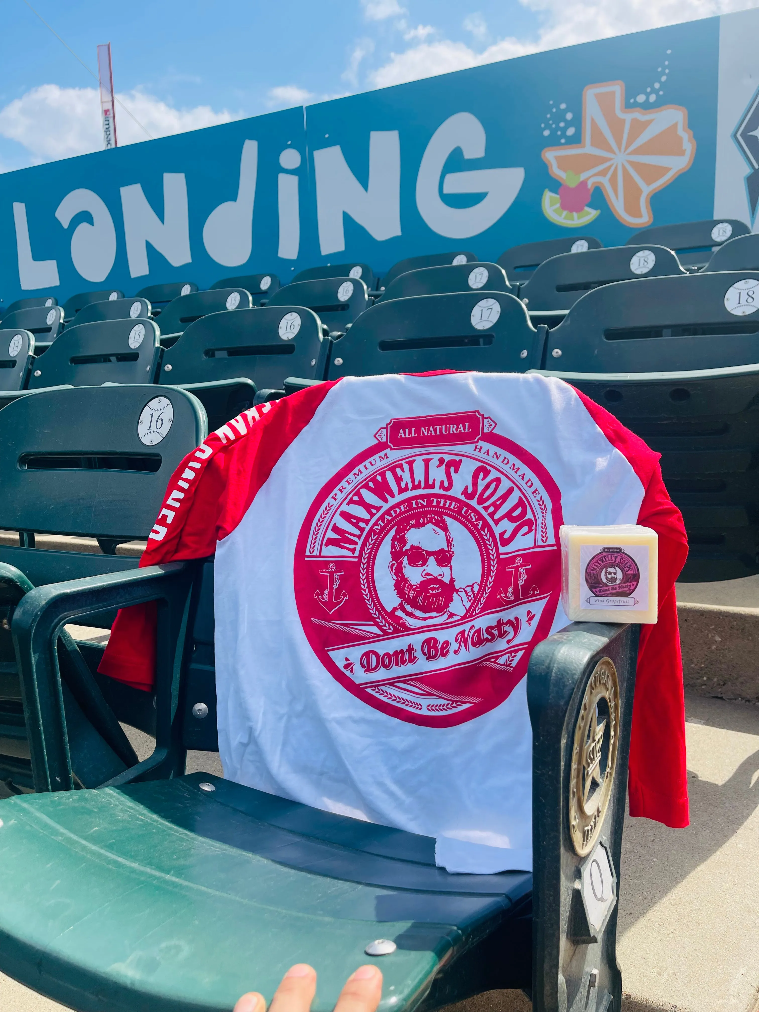 Maxwell’s Soap’s SpaceCowboy Promotion RED Friday Shirt