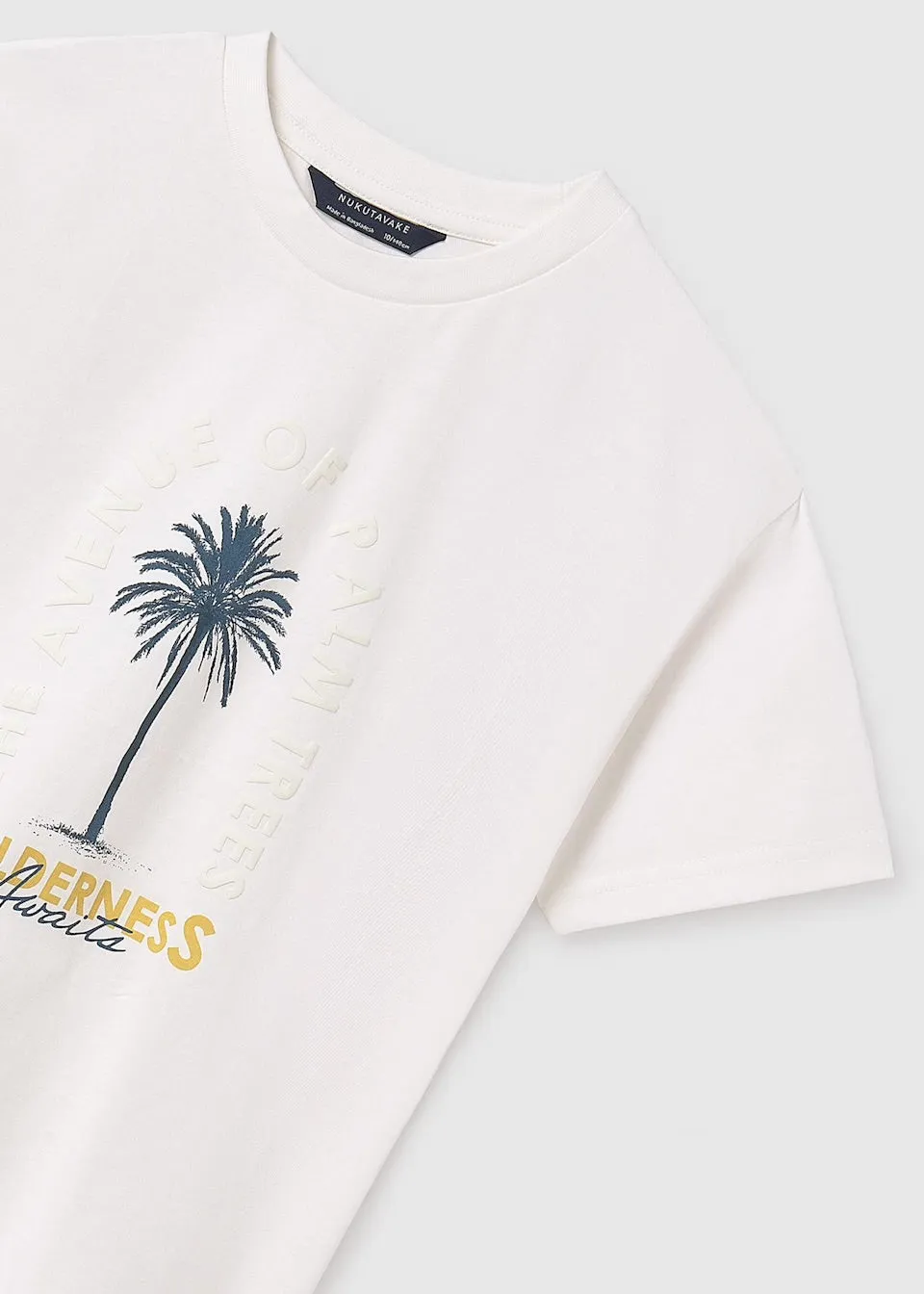 Mayoral Older Boys T-Shirt 6009 Cream