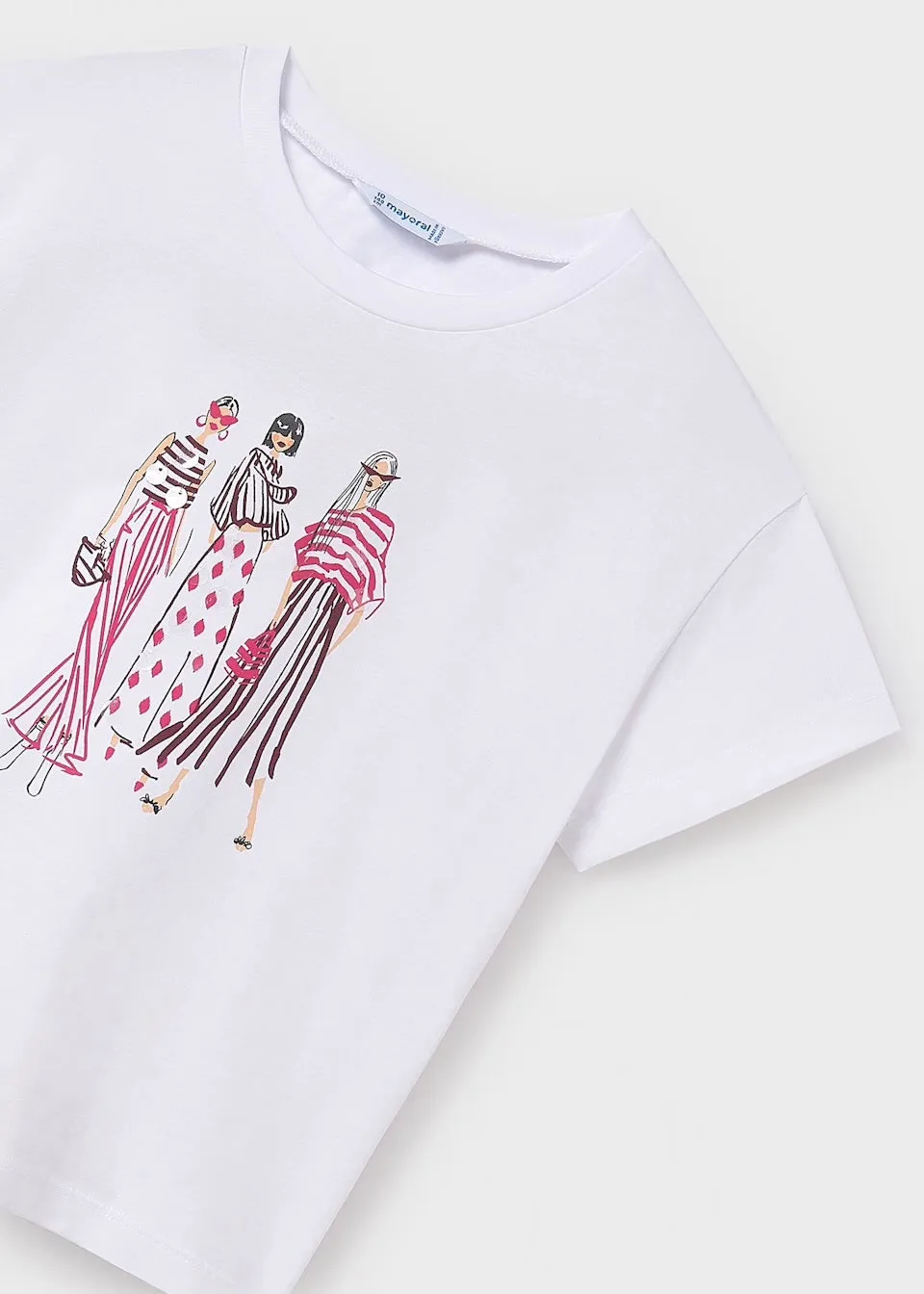 Mayoral Older Girls T-Shirt 6030 Pink Fashion