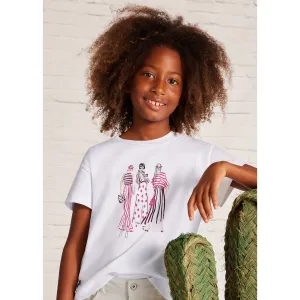 Mayoral Older Girls T-Shirt 6030 Pink Fashion