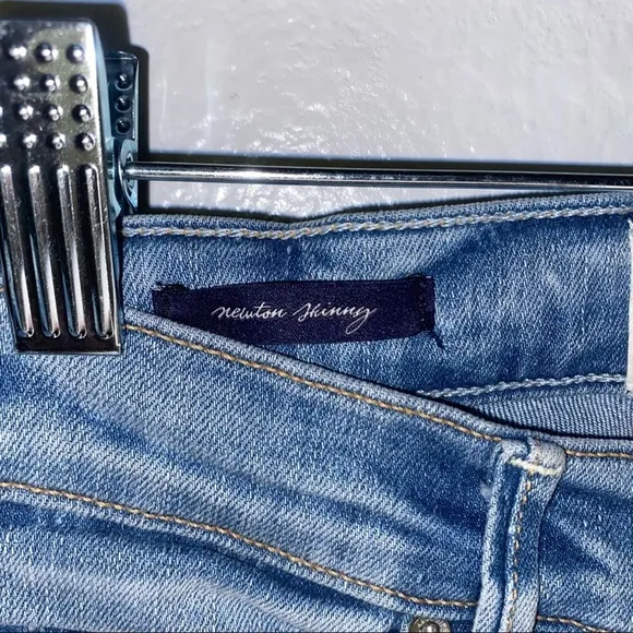 McGuire Newton Skinny High Rise Light Wash Jeans
