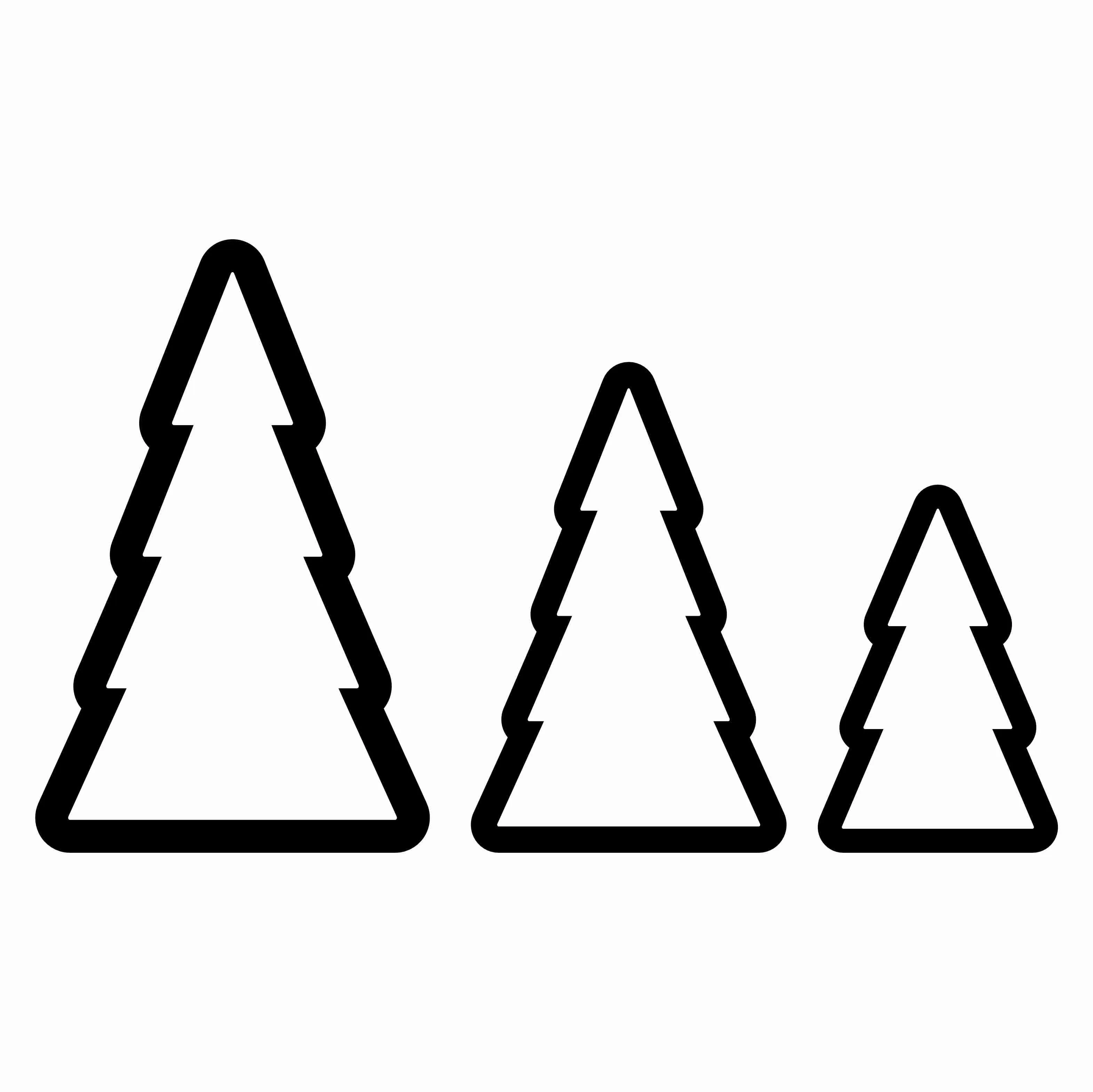 MDF and Acrylic Mirror - Christmas Tree