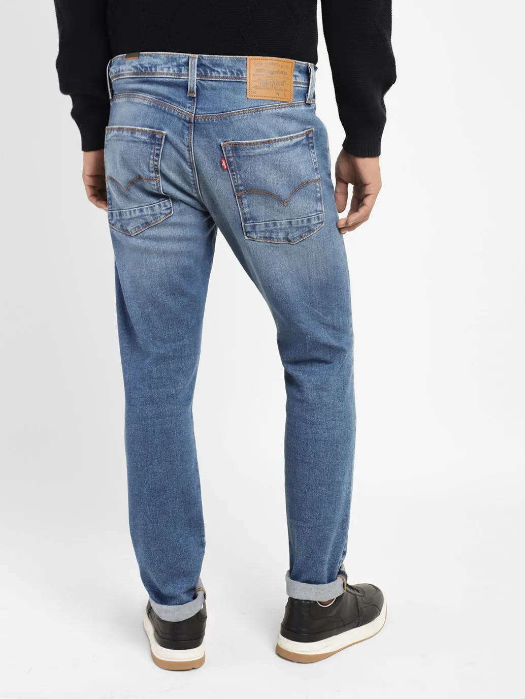 Men's 512 Blue Tapered Fit Mid Rise Jeans