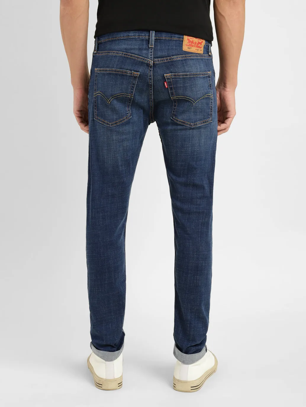 Men's 512 Blue Tapered Fit Mid Rise Jeans