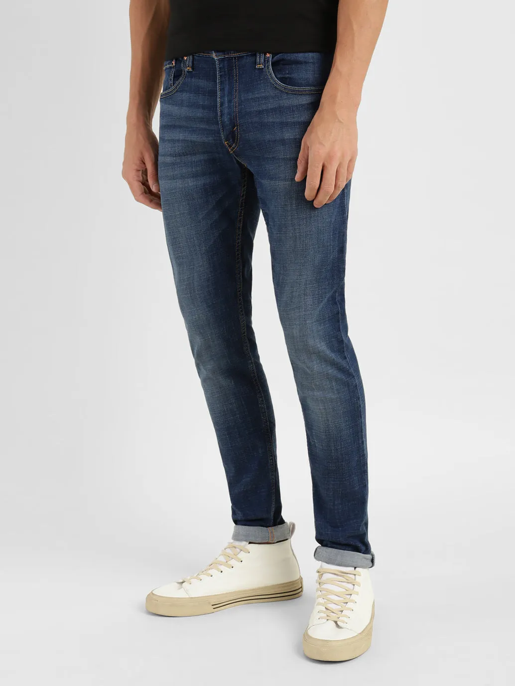 Men's 512 Blue Tapered Fit Mid Rise Jeans