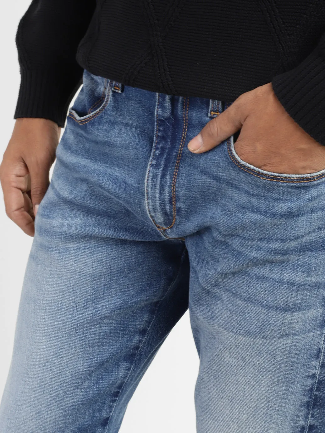 Men's 512 Blue Tapered Fit Mid Rise Jeans