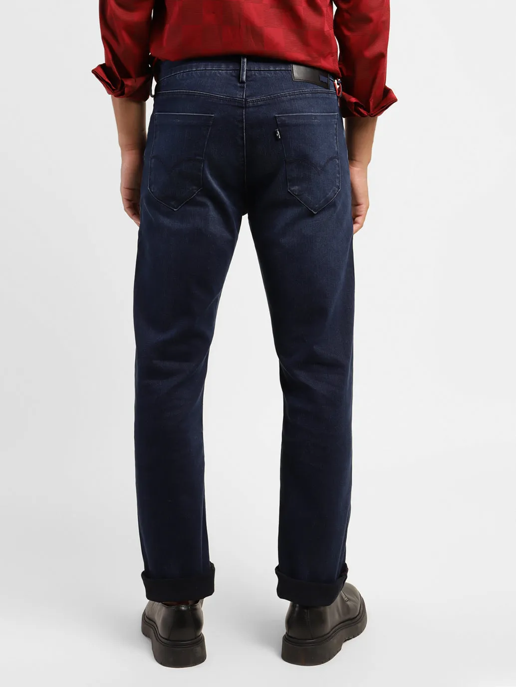 Men's 513 Blue Slim Fit Mid Rise Jeans