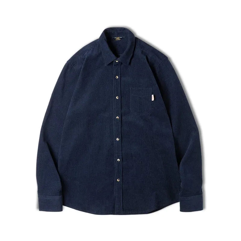 Men's Casual Corduroy Long Sleeve Shirts
