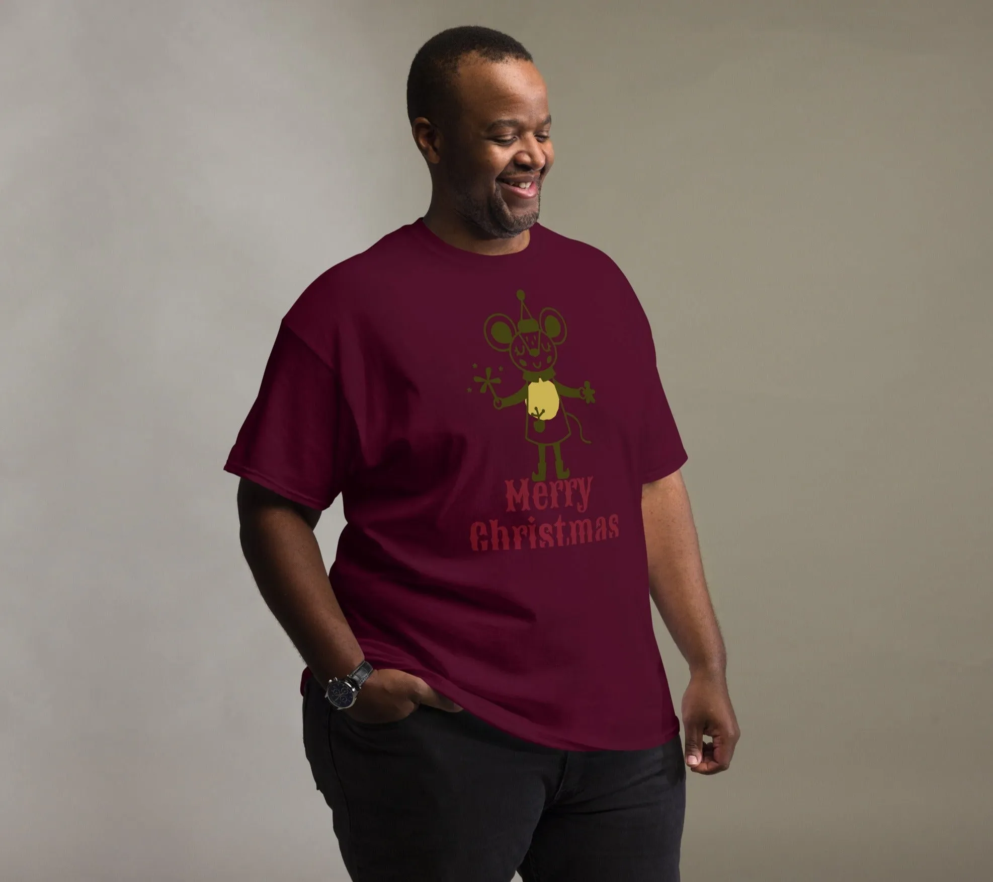 Men's classic tee, Merry Christmas T-Shirt, Gift Idea