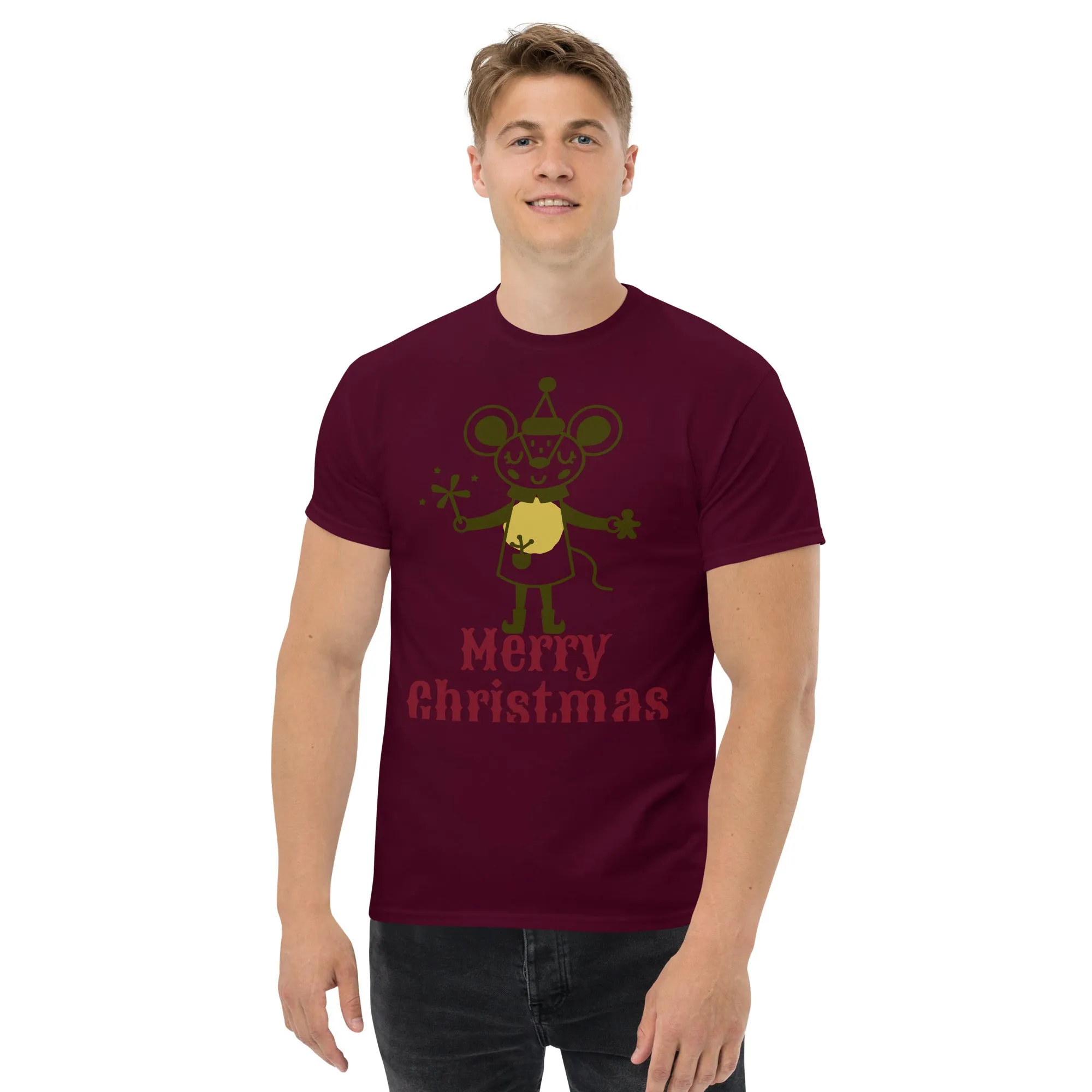 Men's classic tee, Merry Christmas T-Shirt, Gift Idea