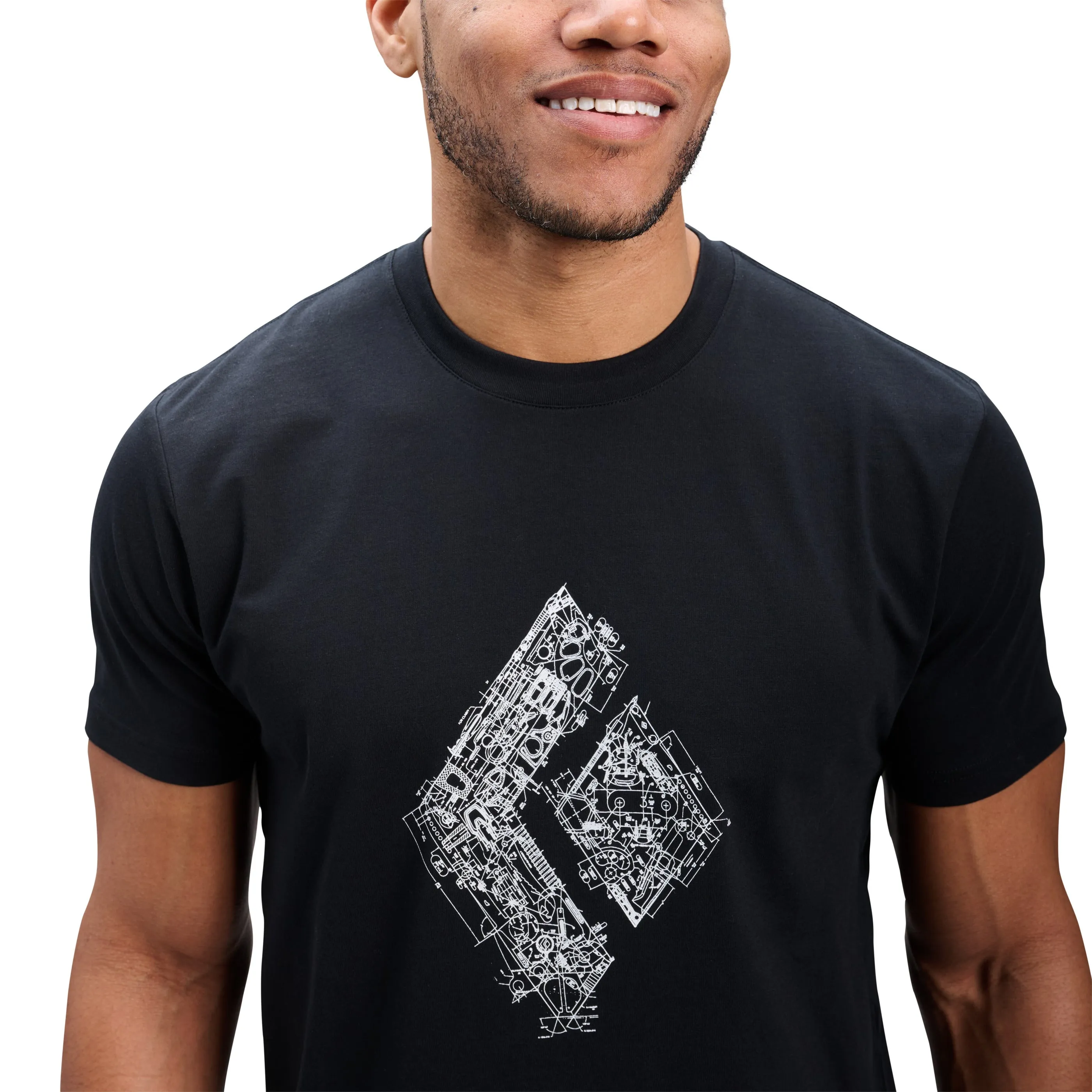 Men's Engineered Diamond Short Sleeve Tee