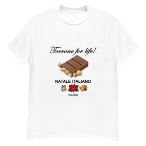 Men's heavyweight tee 'Torrone for life'