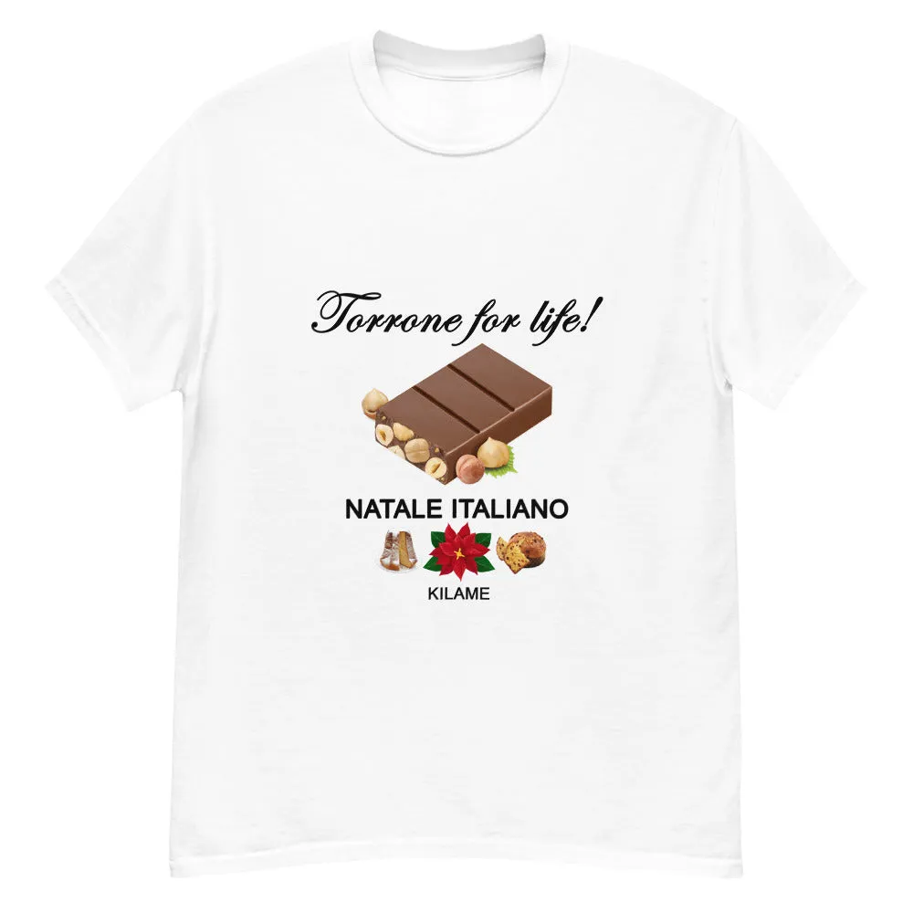 Men's heavyweight tee 'Torrone for life'