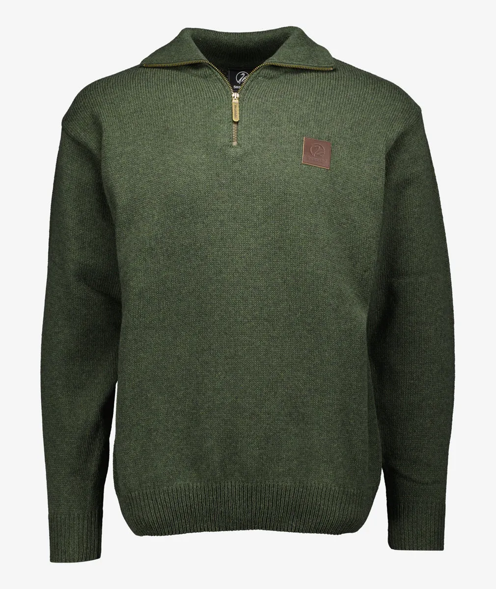 Men's Mariner Wool Zip Neck Sweater