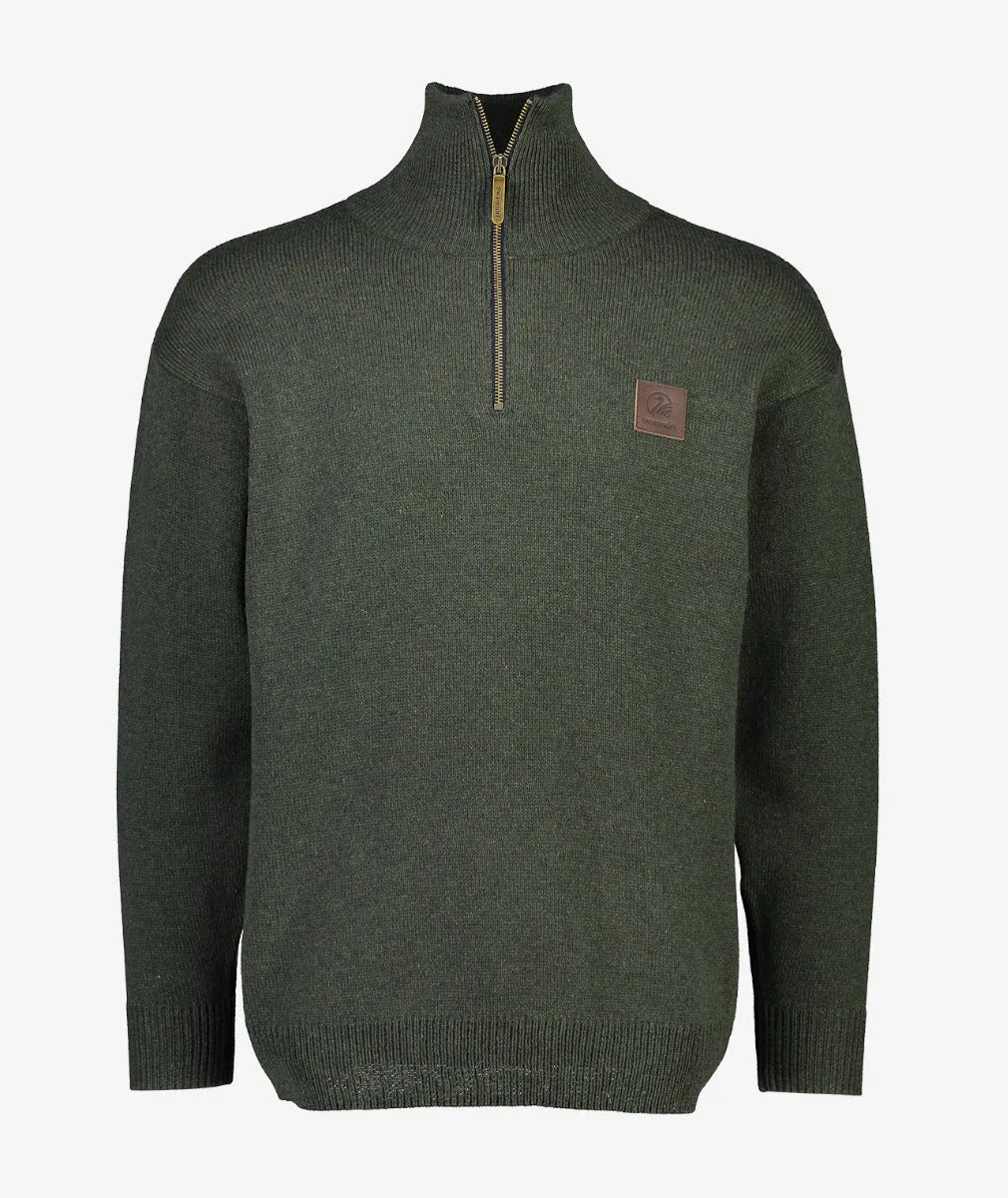 Men's Mariner Wool Zip Neck Sweater