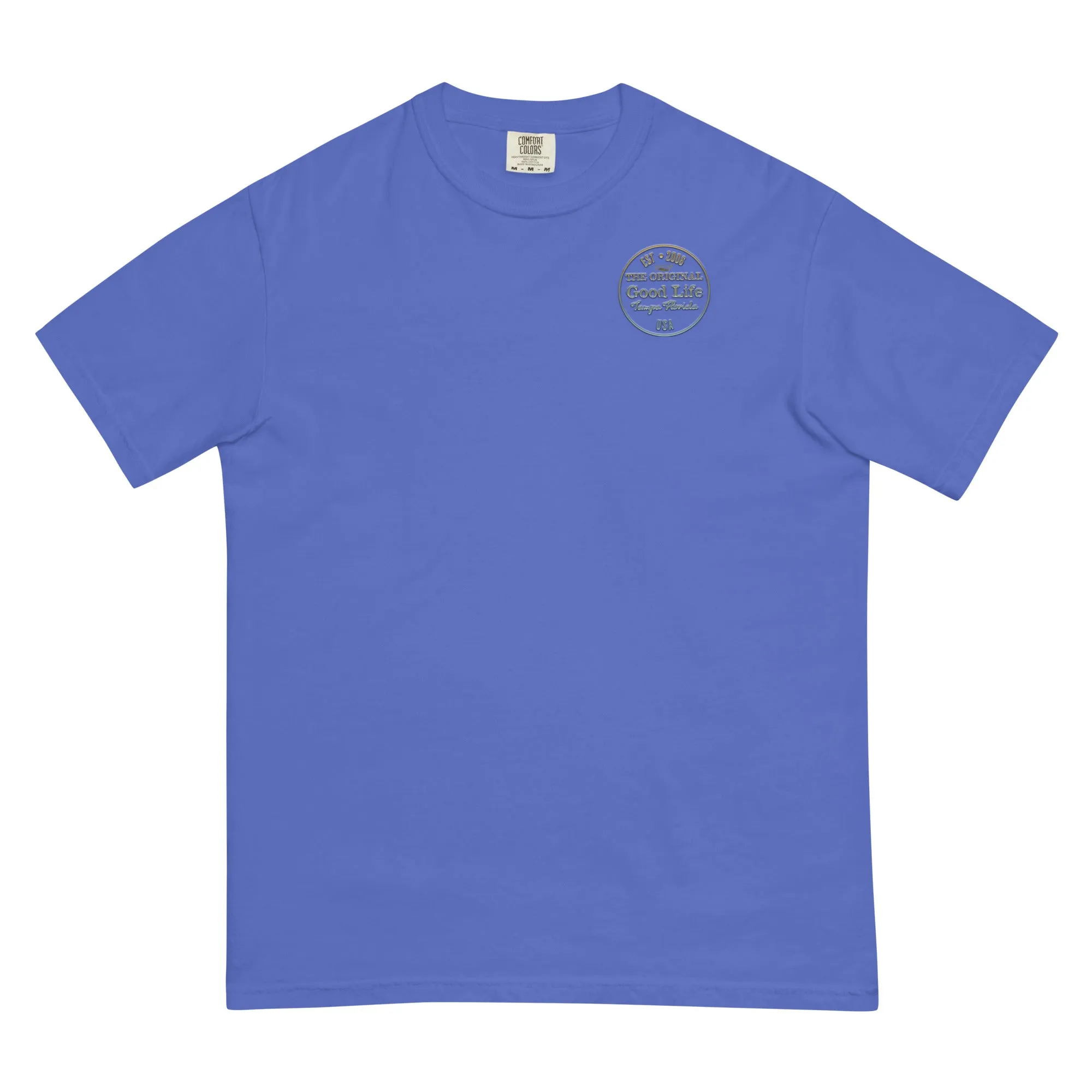 Mens Original Good Life Medallion Logo Comfort Colors Ringspun Premium Tee Shirt