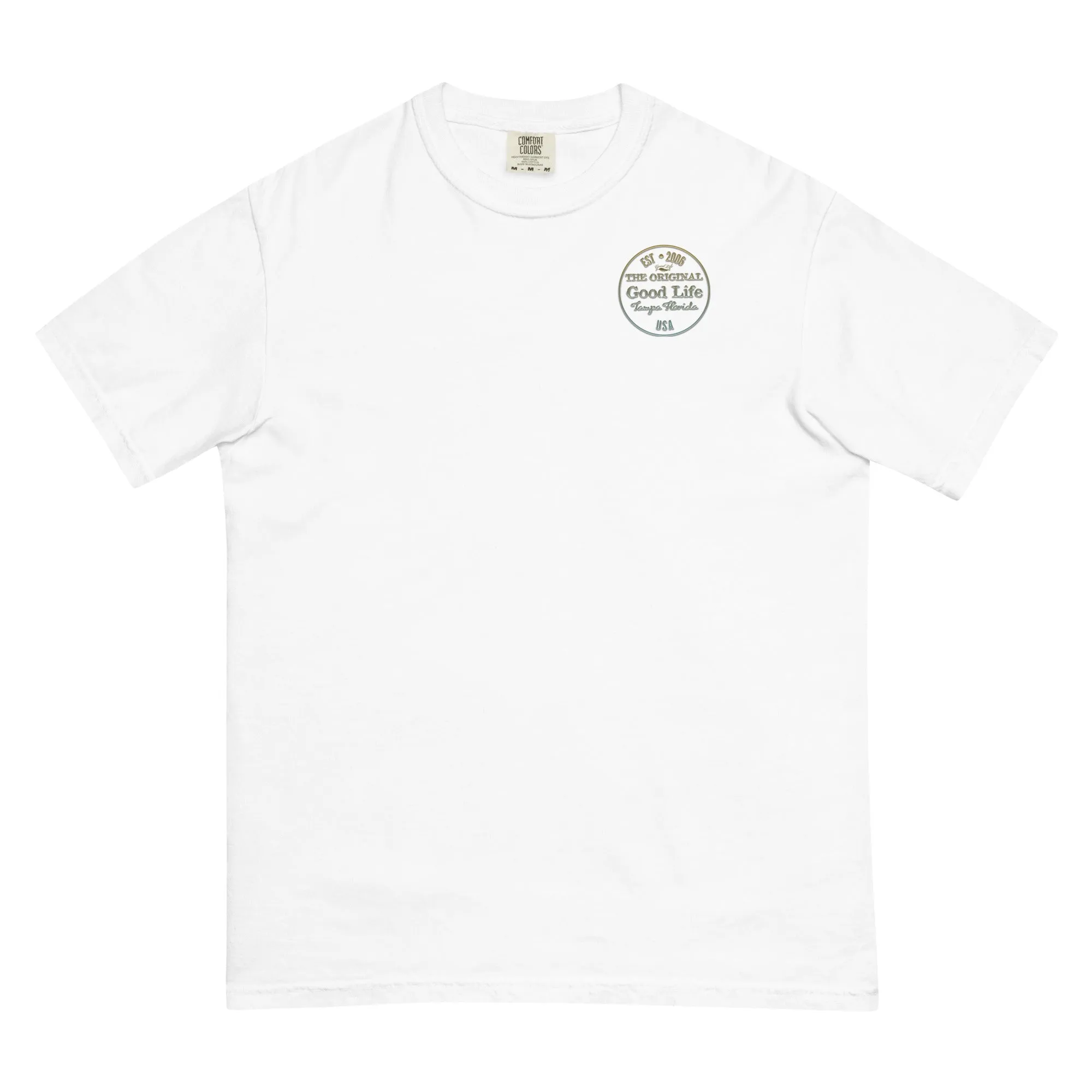Mens Original Good Life Medallion Logo Comfort Colors Ringspun Premium Tee Shirt
