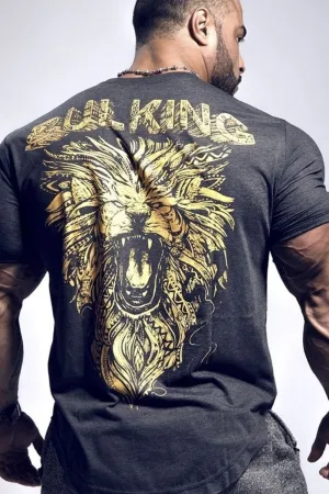Men's Plus Size Round Neck Short Sleeve T-Shirt
