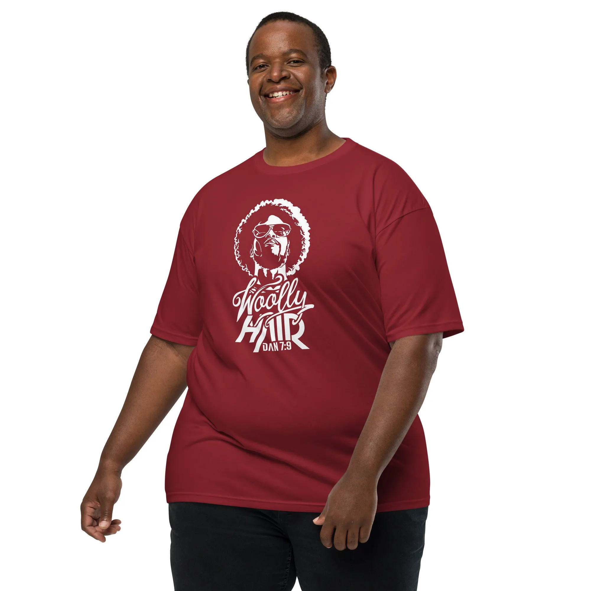 Men’s premium heavyweight Natural Woolly Man tee