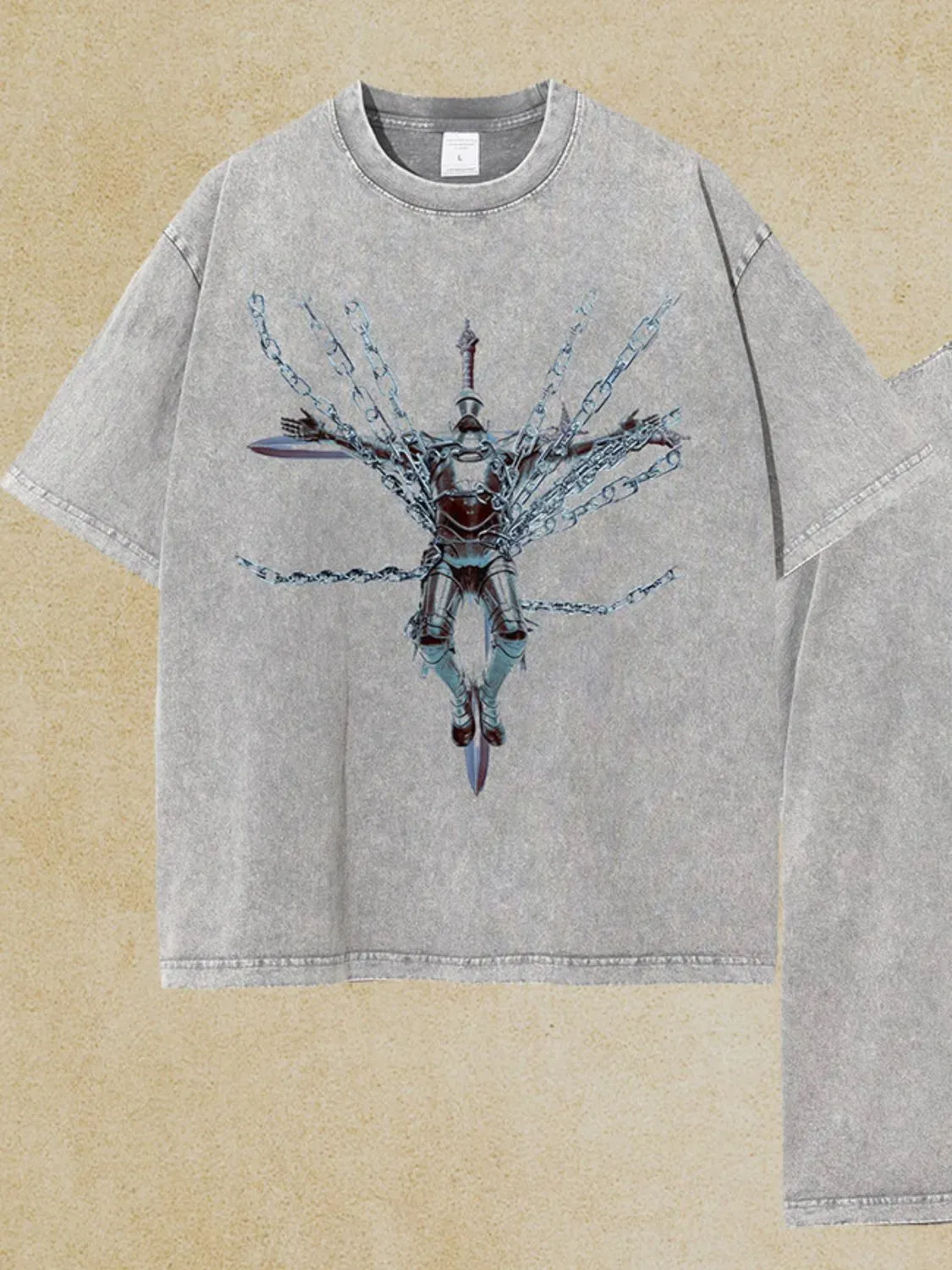 Men's Round Neck Graphic T-Shirt