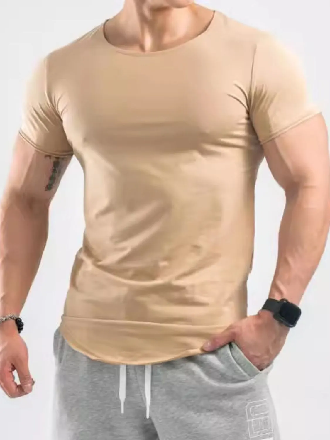Men's Round Neck Short Sleeve T-Shirt