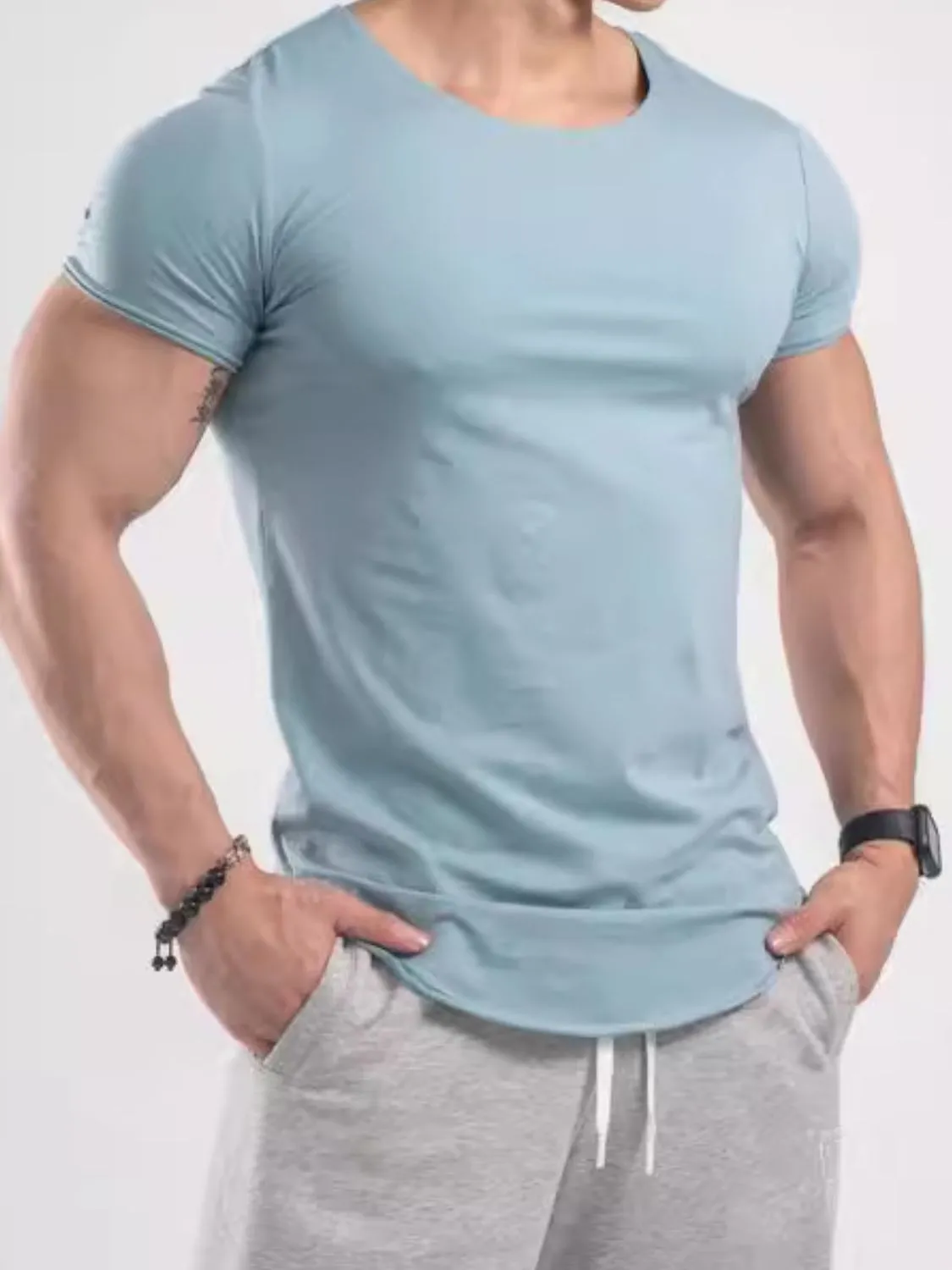 Men's Round Neck Short Sleeve T-Shirt