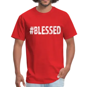 Men's T-Shirt, #Blessed Short Sleeve Graphic Tee