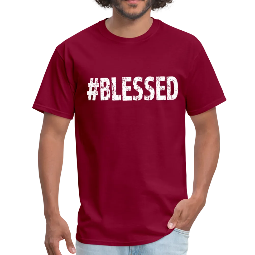 Men's T-Shirt, #Blessed Short Sleeve Graphic Tee