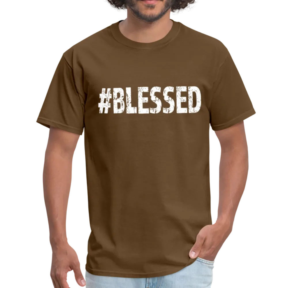 Men's T-Shirt, #Blessed Short Sleeve Graphic Tee