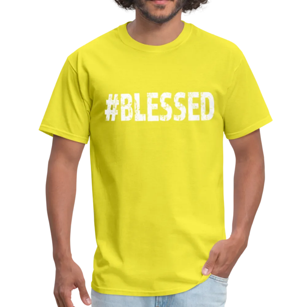 Men's T-Shirt, #Blessed Short Sleeve Graphic Tee