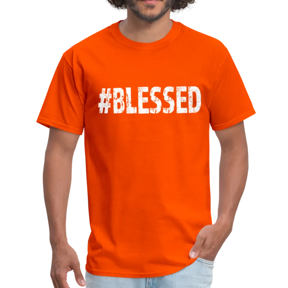 Men's T-Shirt, #Blessed Short Sleeve Graphic Tee