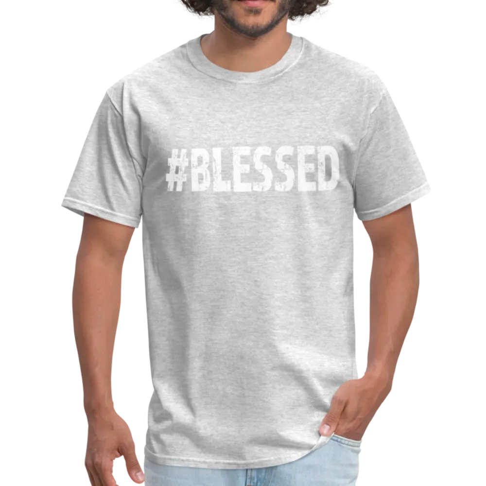 Men's T-Shirt, #Blessed Short Sleeve Graphic Tee