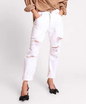 Messed Up Saints Boyfriend Jeans - Pearl A FURTHER 15% OFF AUTOMATICALLY APPLIED AT CHECKOUT