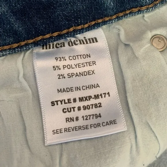 Mica Denim Super High Tapered Crop Jeans NWT Size 18W