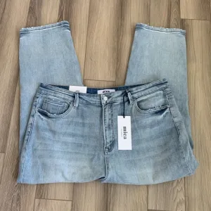 Mica Denim Super High Tapered Crop Jeans NWT Size 18W