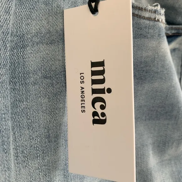 Mica Denim Super High Tapered Crop Jeans NWT Size 18W