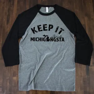 Michigangsta 3/4 Baseball Tee