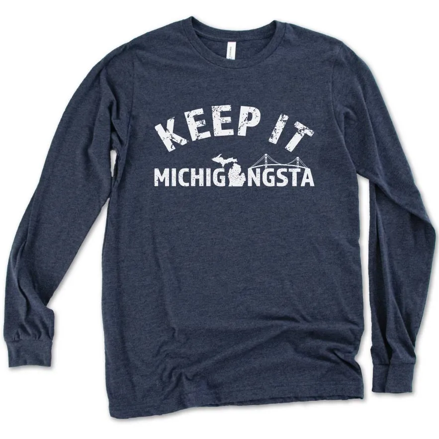 Michigangsta long sleeve tee