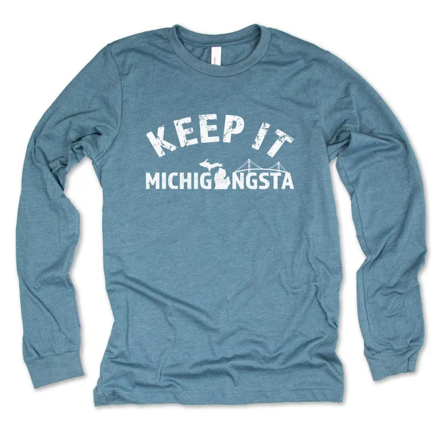 Michigangsta long sleeve tee