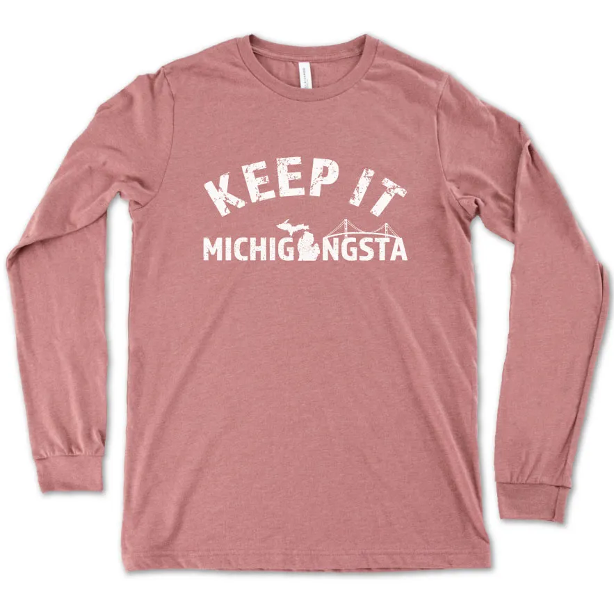 Michigangsta long sleeve tee
