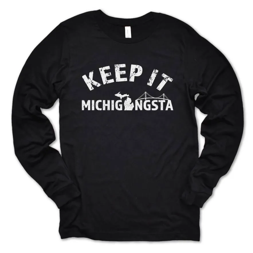 Michigangsta long sleeve tee