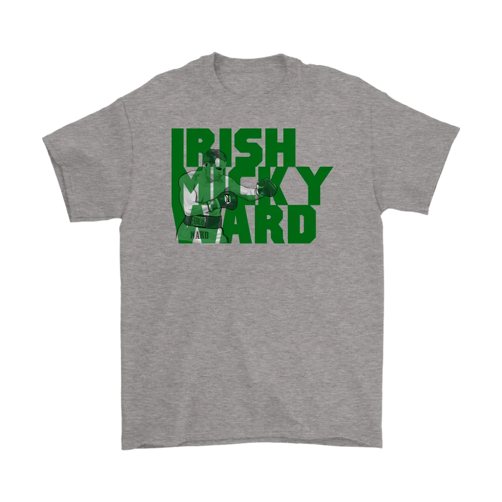 Micky Ward Green BlockText T-Shirt
