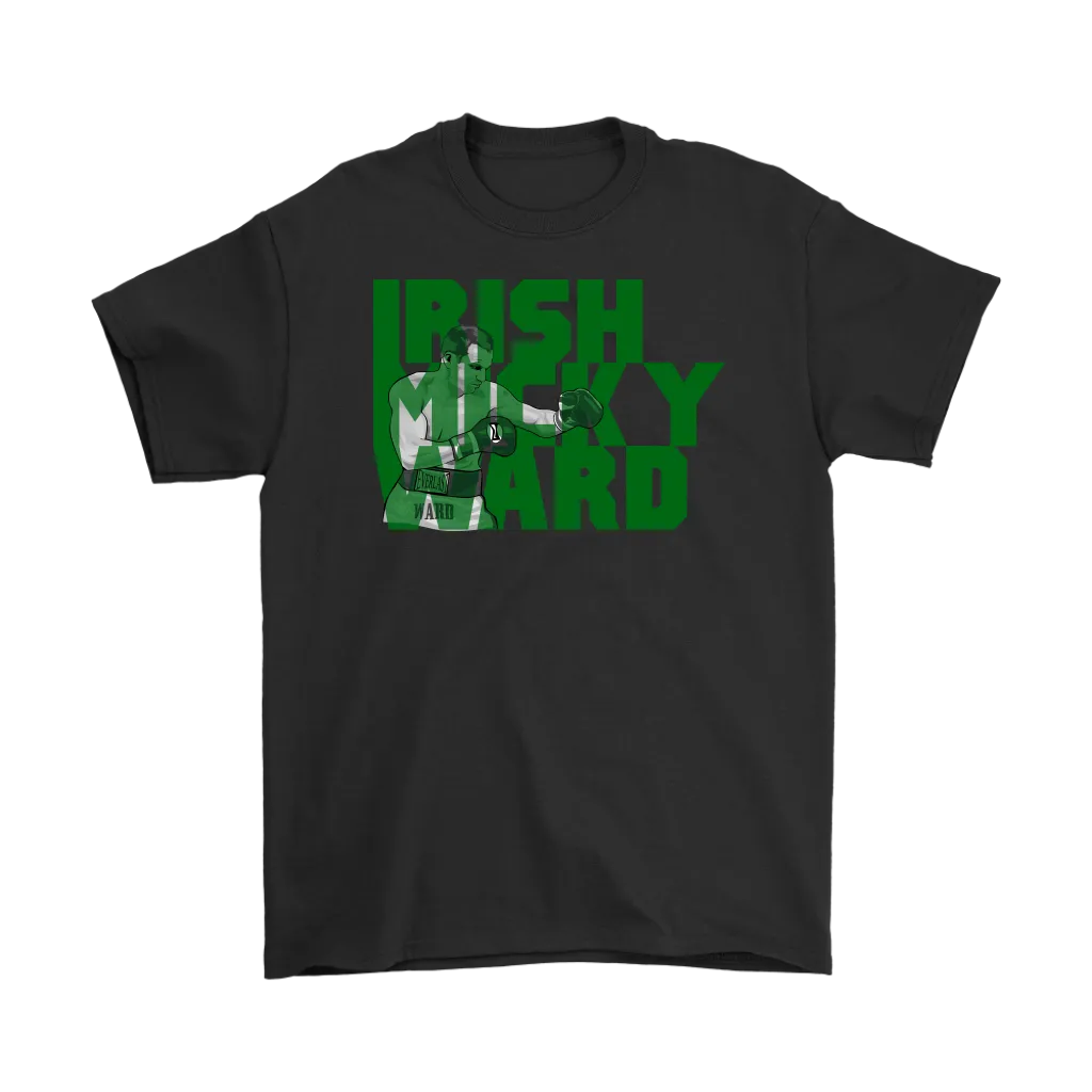 Micky Ward Green BlockText T-Shirt