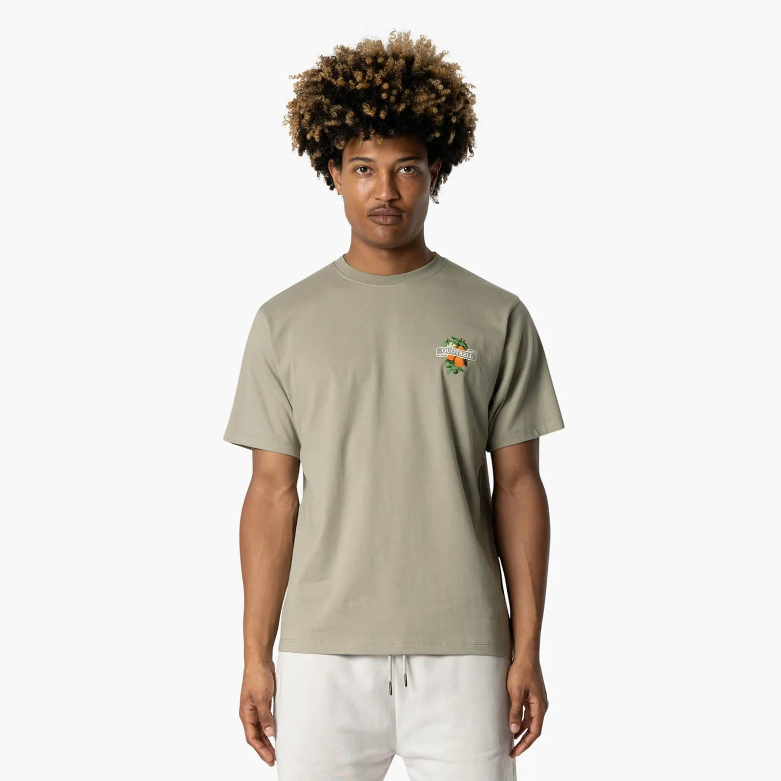 MINEOLA TEE | FADED OLIVE/WHITE