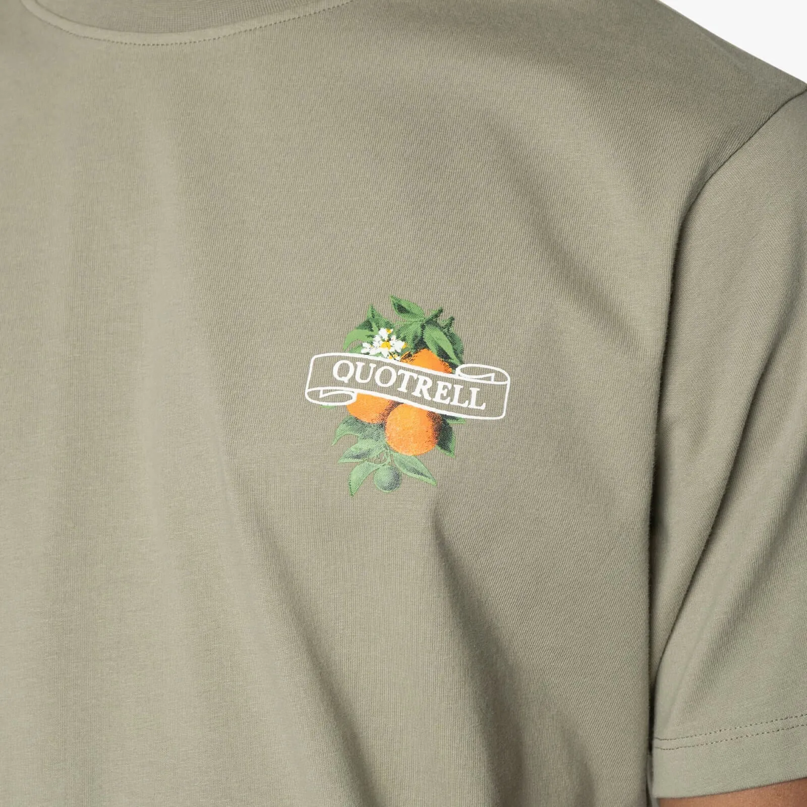 MINEOLA TEE | FADED OLIVE/WHITE