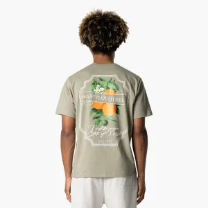 MINEOLA TEE | FADED OLIVE/WHITE