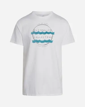 Mogens Tee - White/Petrol