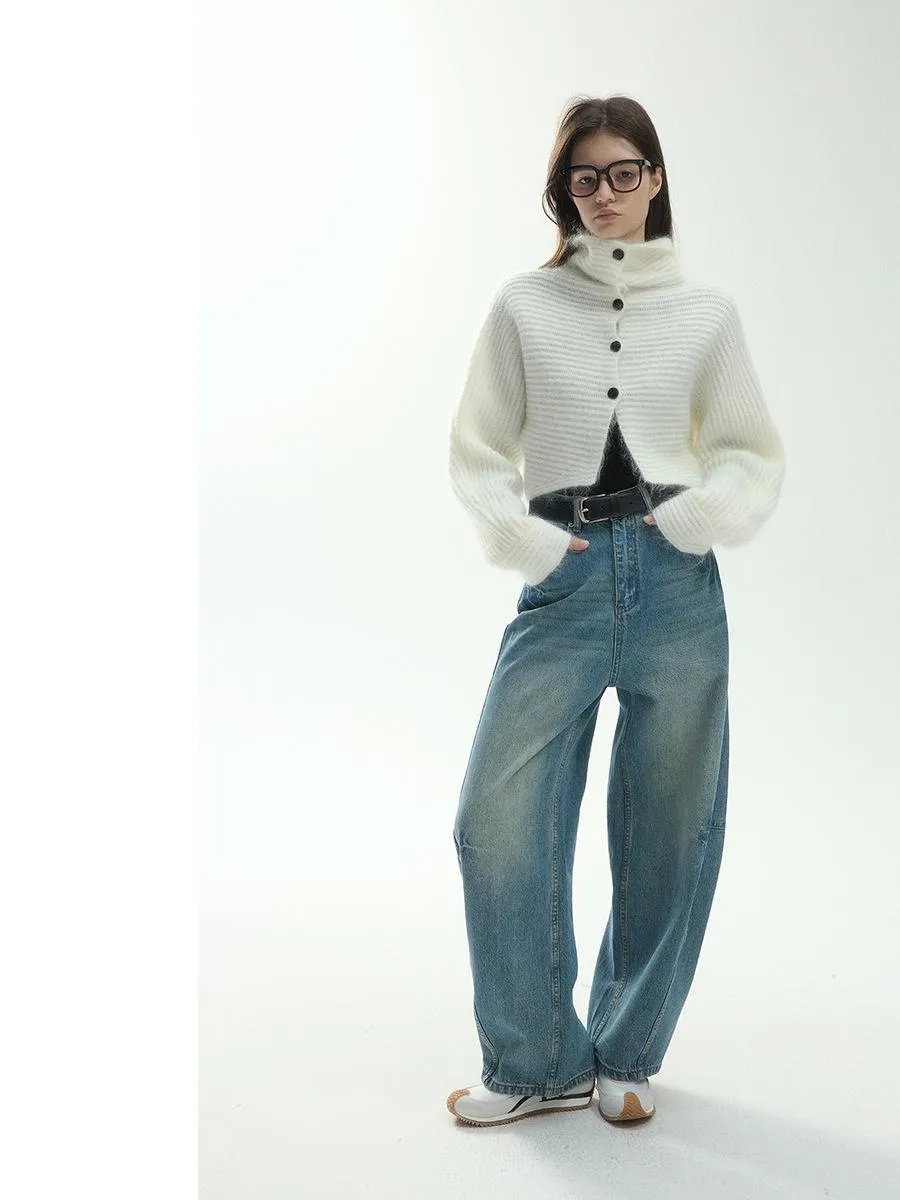 Mohair Wool Cardigan