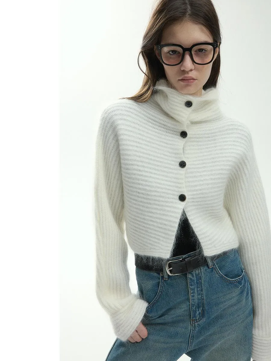 Mohair Wool Cardigan