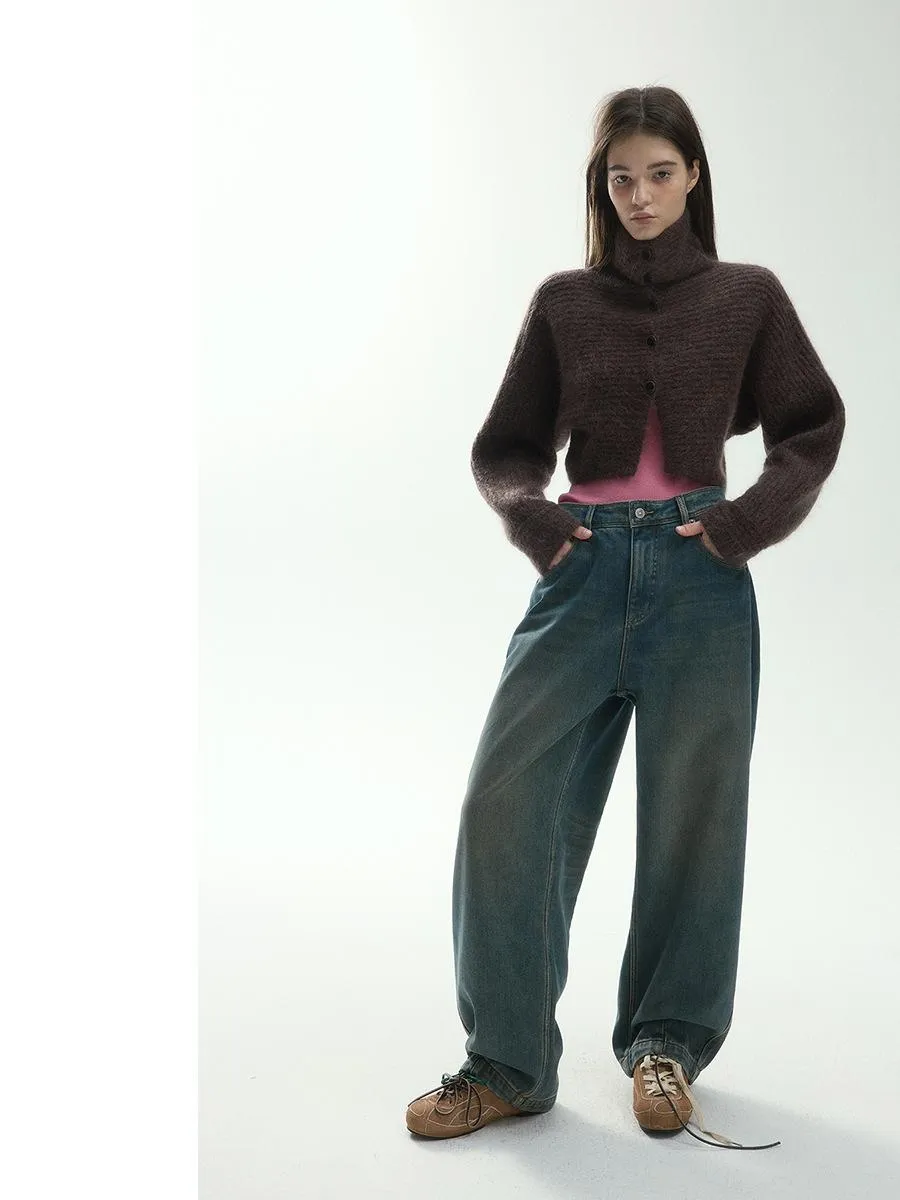 Mohair Wool Cardigan